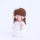 Bride and Groom Figurines 3D Soft Glue Decor 2 pcs 4