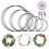 20 Pcs  Metal Rings Set, 5 Sizes for Wreath Making, Dream Catchers & DIY Decorations 3
