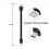 USB 2.0 Type-A til Mini-5-bens datakabel (13 cm) 2