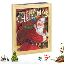 Christmas PopUp Book with Lights and Music, The Night Before Christmas 3D Storybook for Families