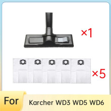 For WD4 WD5 WD6 Replacement Floor Brush Dust Bag Switchable Wet/Dry Nozzle Floor Brush Attachment