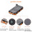 Solcellepanel 8000mAh for iOS og Android Svart 3