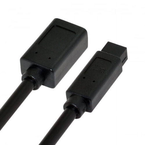 CY IEEE1394 6 ακίδων θηλυκό σε 1394b 9 ακίδων αρσενικό Firewire 400 έως 800 καλώδιο 20cm 2