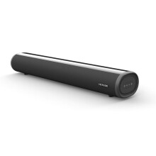 Barra de Sonido Pequeña para Altavoces de TV con Conexión 5.0/HD/Óptica/USB/AUX. Barra de Sonido de Pared de 50 Vatios para Cine en Casa.