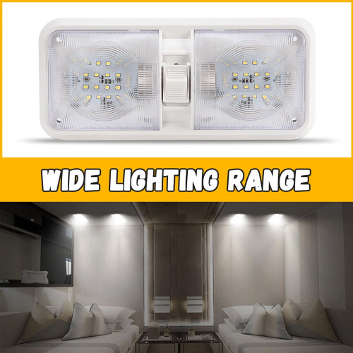 LED-koepellamp 12V 1000LM 8W Natuurlijk wit 2-pack 2