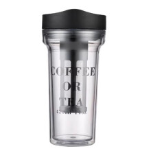 Tragbarer Kaffeebecher (420 Ml) mit Integriertem Kaffeefilter - Ideal für Unterwegs, Inklusive Tee-Ei und Cold Brew-Kaffeemaschine