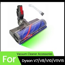 Atualize A Cabeça de Limpeza Anti-Emaranhamento para Os Acessórios de Aspirador de Pó para V7 V8 V10 V11 V15 com Luz LED Verde para Carpetes