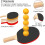 Ping Pong Paddle Set Portable with Retractable Net and 4