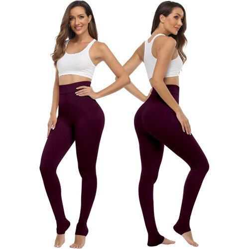 Damen-Winterstrumpfhose mit Fleecefutter – blickdichte Thermoleggings 1