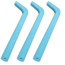 Canudo Hiccup Stopper para Soluços Imediatamente, Canudo para Adultos e Crianças Azul