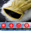 Leather Work Gloves Heavy Duty Water-Resistant Cowhide 7