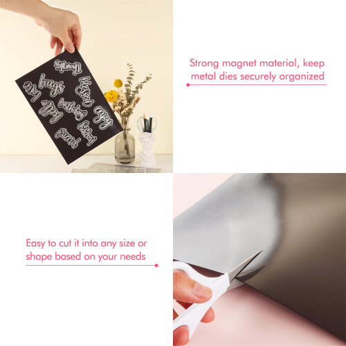 Magnetic Sheet for Crafts 11.7x8.2 Inch Double-Sided 2 1