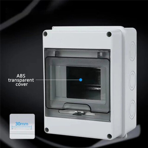 HT Electrical Junction Box IP65 Waterproof Outdoor Distribution Box Transparent Cover  Wiring Boxes HT12 1
