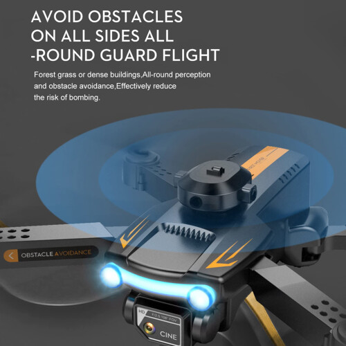 4K Dual Camera Drone with Optical Flow, FourSide Obstacle Avoidance, Gesture Control, 2 Batteries 2