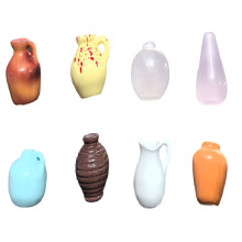 Urocze Małe Ceramiczne Magnesy na Wazony na Lodówkę, Zabawne Małe Magnesy na Rośliny, Malutki 3D Wazon na Rośliny do Dekoracji Lodówki