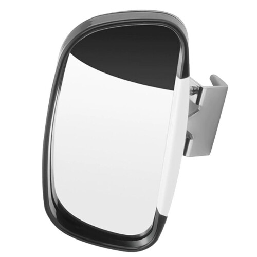 Universal Fit Front View Blind Spot Mirror with Convex Lens - 360 Adjustable