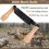 Felled Draw Shave Knifes Draw Shave Tool Efficient Comfortable Grip Tree Bark Peeler Tool for Woodworking Bark Removal 3