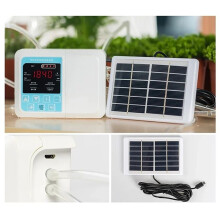 Dispositif D'Irrigation Goutte à Goutte Automatique, Double Pompe, Contrôleur, Minuterie, Énergie Solaire, Dispositif D'Arrosage Intelligent pour
