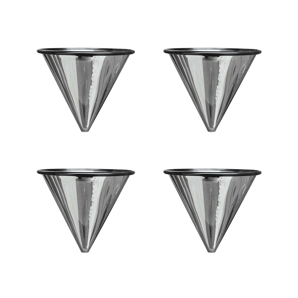 Semoic Gold 4X Permanent Coffee Filter Coffee Filter Permanent Filter Filter Metal Strainer Stainless Steel