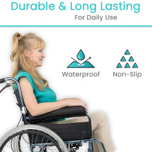 Wheelchair Armrest Pads (2 Pieces) - Easy Clean Arm Covers for Desk Chair, Office - Non-Slip, Reversible Cushion