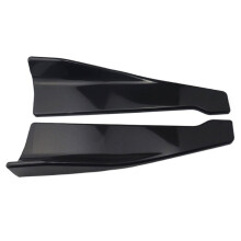 Rear Bumper Lip Spoiler, Black Canard Splitter, Standard Fit, Easy Install for Lexus RC 20142024