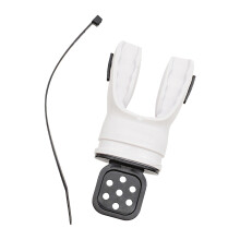 Ergonomic Diving Snorkels Mouthpieces Universal Nontoxic-White