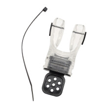 Flexible Thermoplastic Silicone Snorkels Mouthpieces-Clear