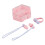 Ensemble pince-nez et bouchons d'oreilles multifonctionnels-Rose 1