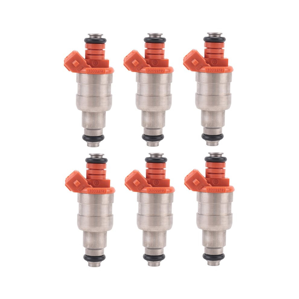 6Pcs Fuel Injectors 33007127 For Cherokee Yj 1987-1998 I6 4.0L 4712572569545