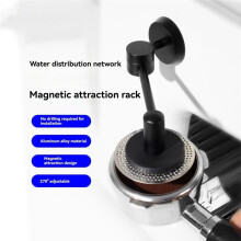 Support de Filtre à Café Magnétique pour Détournement D'Eau, Support pour Porte-Filtre à Café Italien, Noir