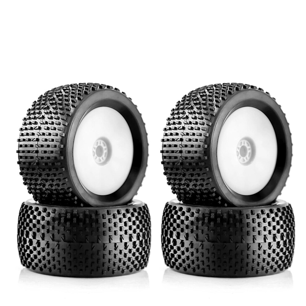 1/8 Rc Buggy Wheels 140Mm Off Road Tires 17Mm Hex Hubs Compatible With Hpi Kyosho Zd Durable Racing Performance Color2 9351714764582