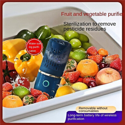Small Home Use  Capsule Fruit & Vegetable Cleaning Purifier Fruit Vegetable Disinfection Machine 2