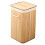 Bamboo Foldable Laundry Basket, Large Capacity 4