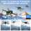 Foldable Camera Drone with 1080P Camera, OneKey Takeoff, Altitude Hold, Gesture Selfie 2