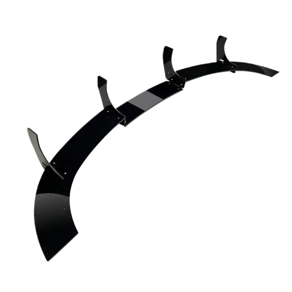 Car Rear Diffuser Lip With Side Splitters For Sporty Styling And Aerodynamic Control 9092120064186