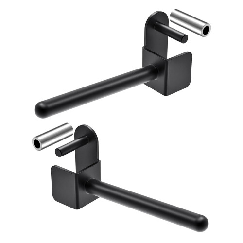 Weight Plate Holder Power Rack Attachment Wall Barbell-a pair