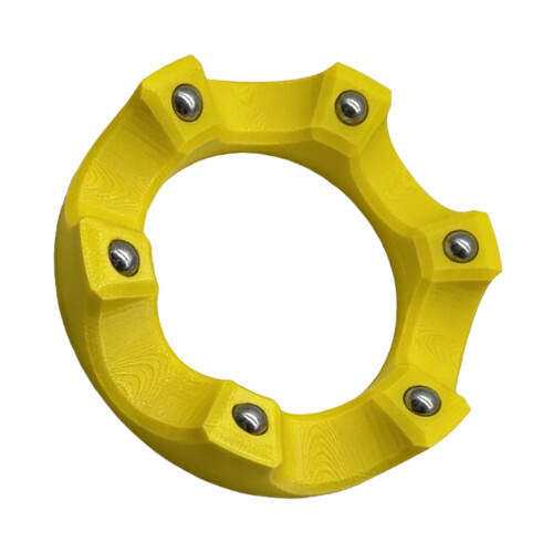 Bowling Ball Rotators Stand 360 Degrees Smooth Rotating-Yellow