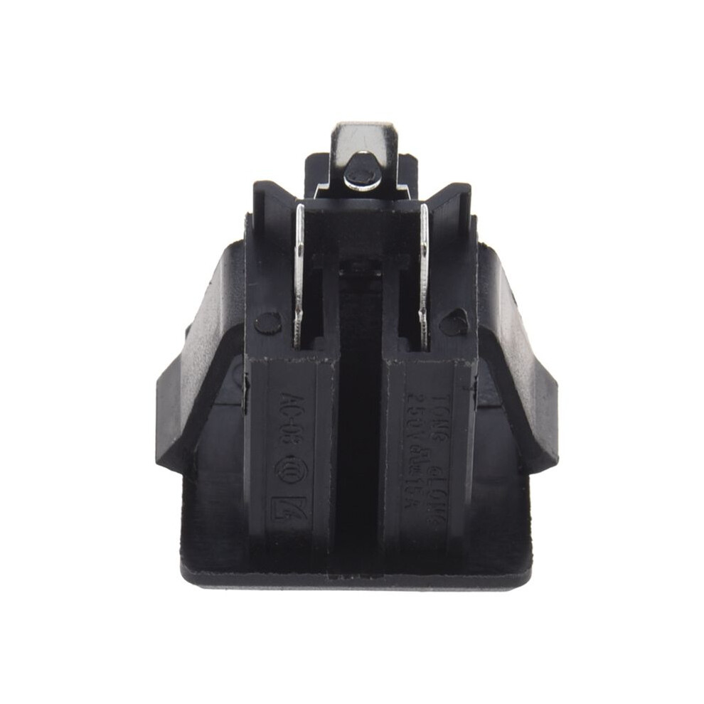 10X AC 125V 15A Panel Mount US Outlet Power Socket Black