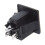 10X AC 125V 15A Panel Mount US Outlet Power Socket Black 3