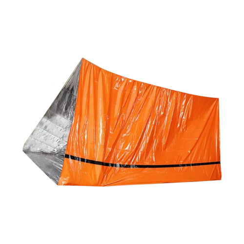 Simple To Assemble Emergency Tent Waterproofed Camping-Orange