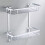 Bathroom Corner Shelf RustResistant Aluminum Wall Mounted Shower Organizer Basket 1