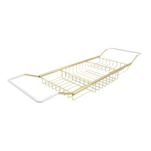 Adjustable Stainless Steel Bathtub Tray with NonSlip Design for Books Phones and Relaxing Baths