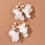 (White, 2pcs) Chinese Pearl Flower U-Shaped Bridal Hairpin 1