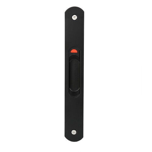 (Black) Smooth Sliding Door Lock for Outdoor Garage 2