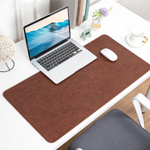 Μεγάλο Mouse Pad από τεχνητό δέρμα 31,5"x15,7" - Αντιολισθητικό, αδιάβροχο χαλάκι γραφείου 1