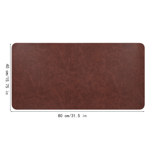 Μεγάλο Mouse Pad από τεχνητό δέρμα 31,5"x15,7" - Αντιολισθητικό, αδιάβροχο χαλάκι γραφείου 2