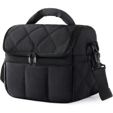 Sac isotherme matelassé pour femme – Étanche, résistant et réutilisable, idéal pour le travail, les pique-niques et les voyages.