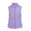 Colete acolchoado feminino com zíper frontal, roxo, tamanho 5XL 1