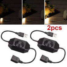 USB-PWM-Drehdimmer für LED-Streifen, 5 V, 2 Stück