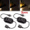 2PCS5V USB PWM Περιστροφικός διακόπτης Inline Dimmer για ταινίες LED, μαύρο US 1